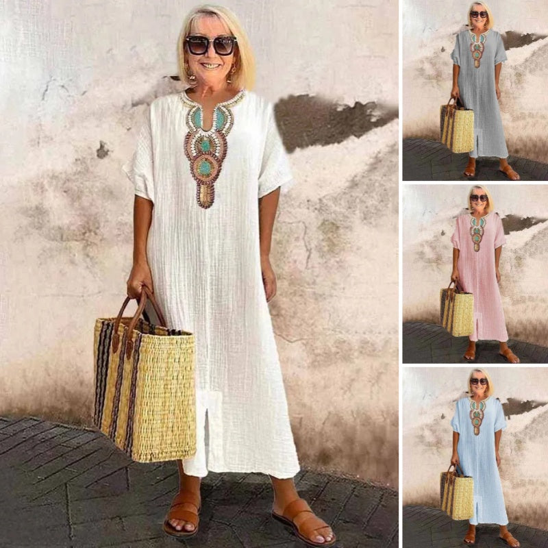Ana Cristina | Vestido largo holgado bohemio