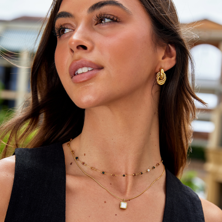 Antu | Collar minimalista de piedras