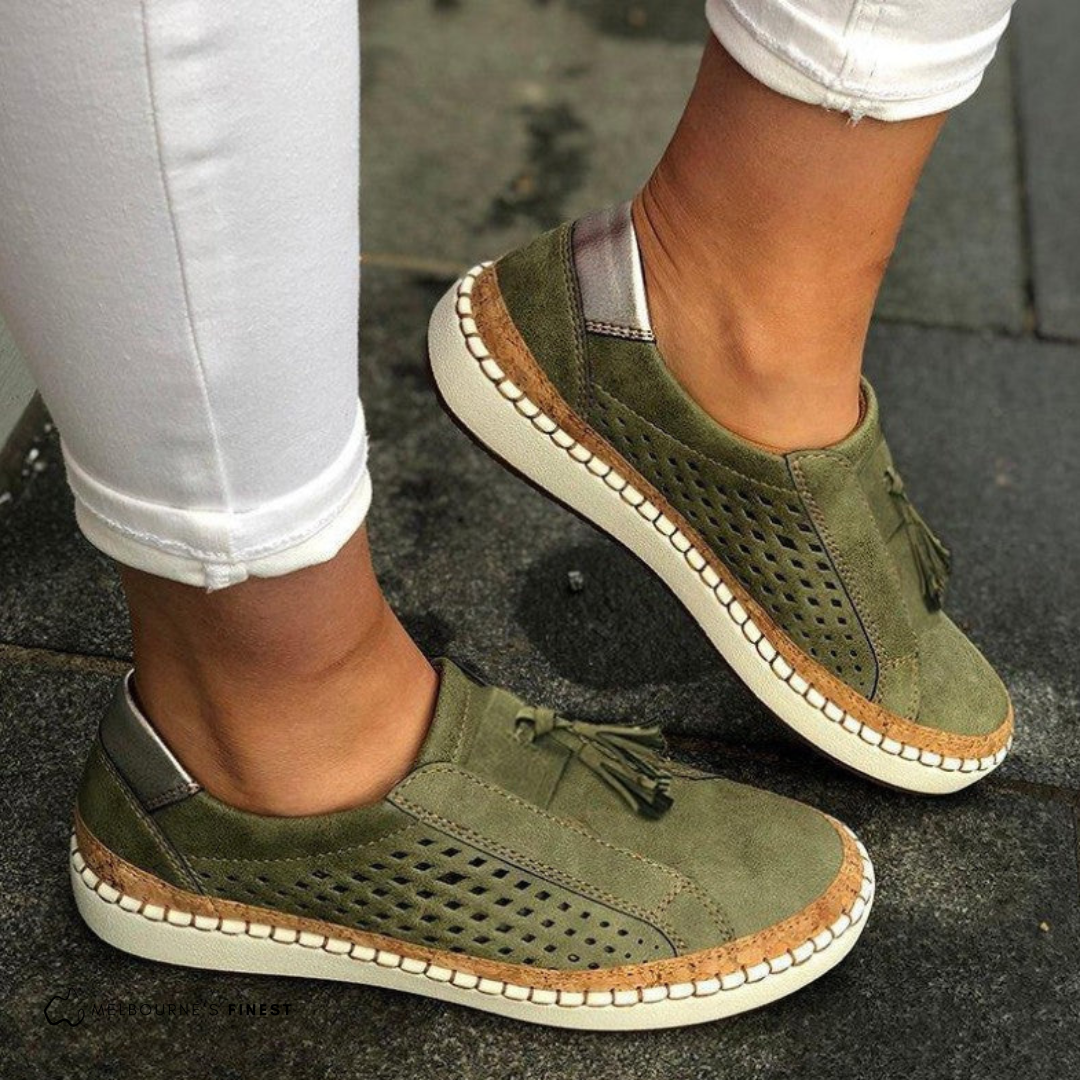 Deyanira | Zapatillas slip-on con soporte ortopédico