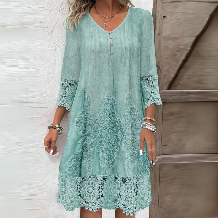 Zoraida | Vestido midi con encaje