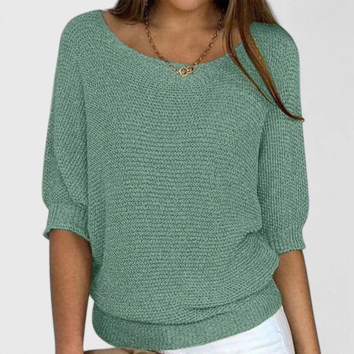 Anselma | Sweater holgado manga murciélago