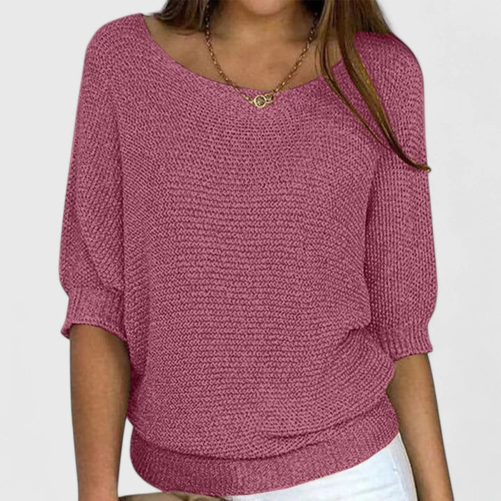 Anselma | Sweater holgado manga murciélago