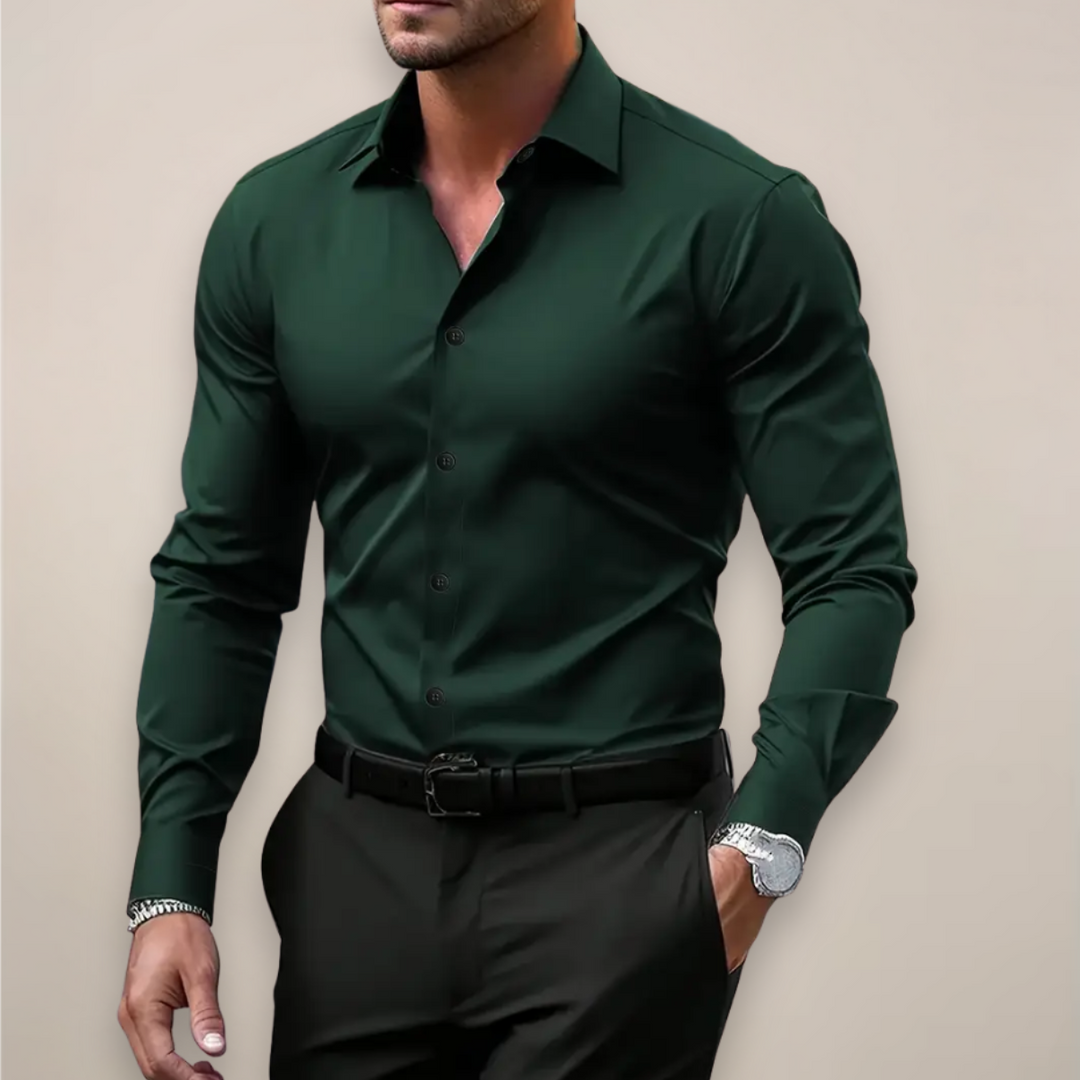 Enrique | Camisa slim fit manga larga