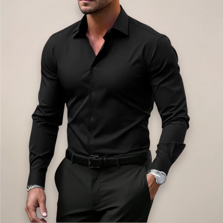 Enrique | Camisa slim fit manga larga