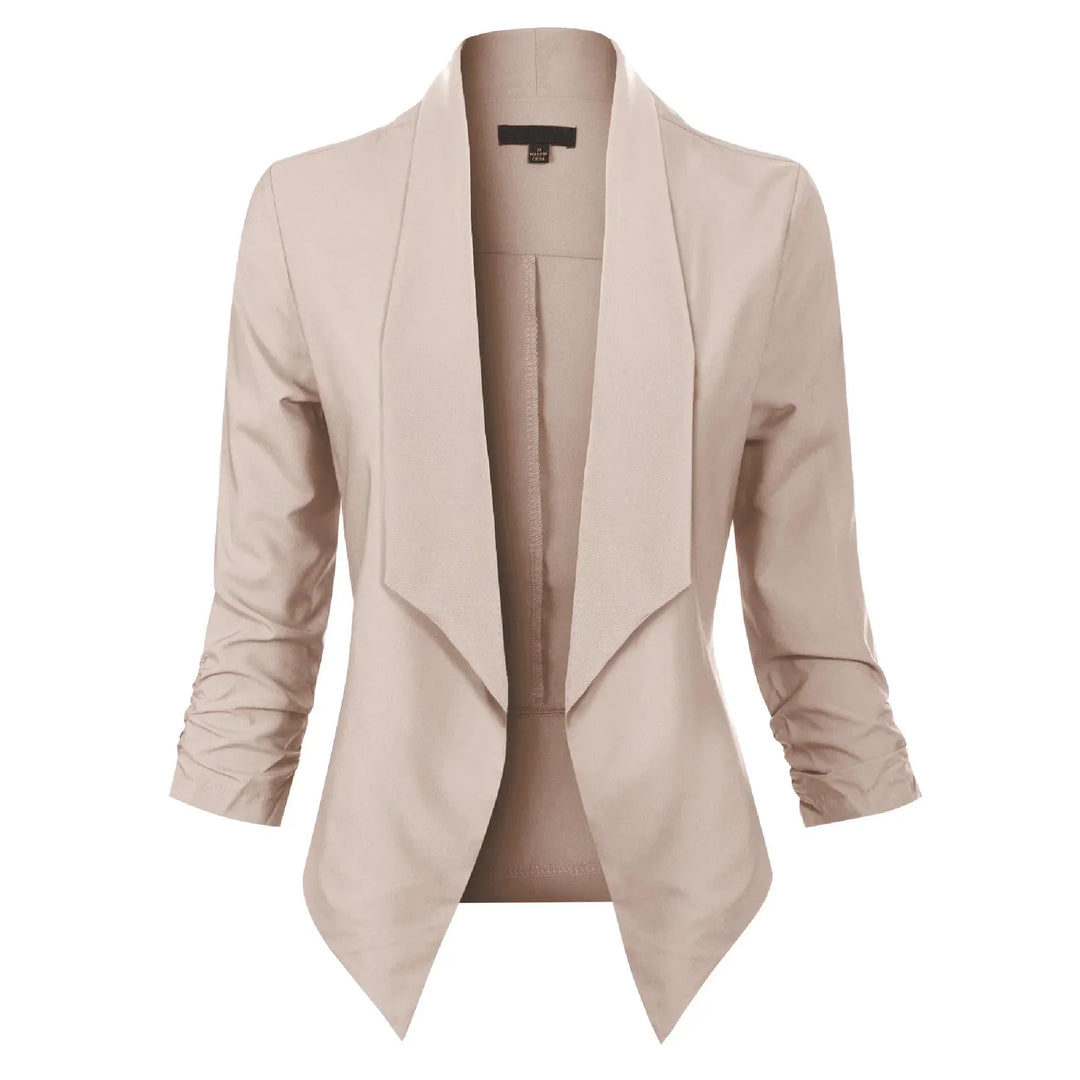 Mariana | Blazer de solapa cruzada sin botones