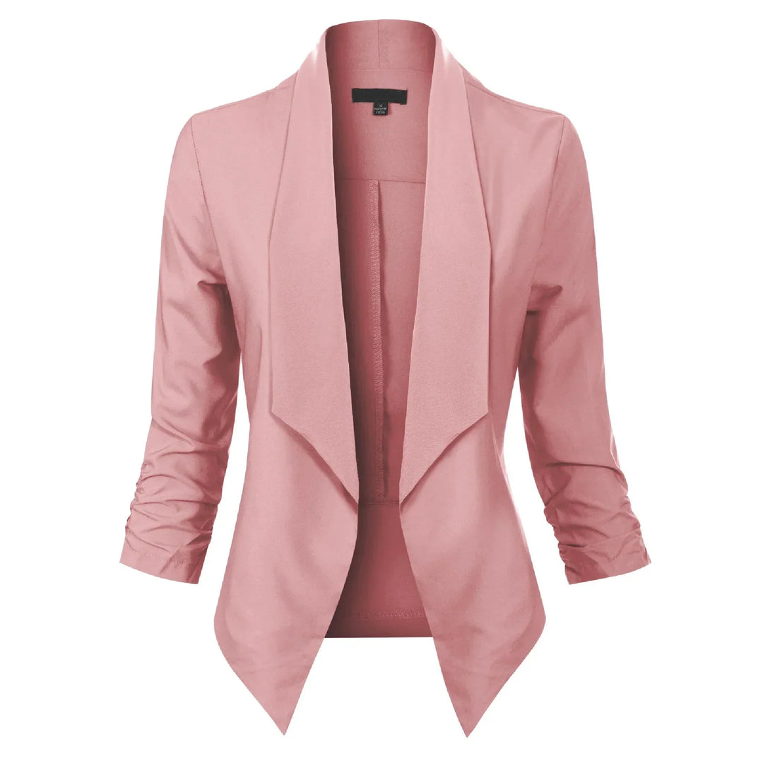 Mariana | Blazer de solapa cruzada sin botones