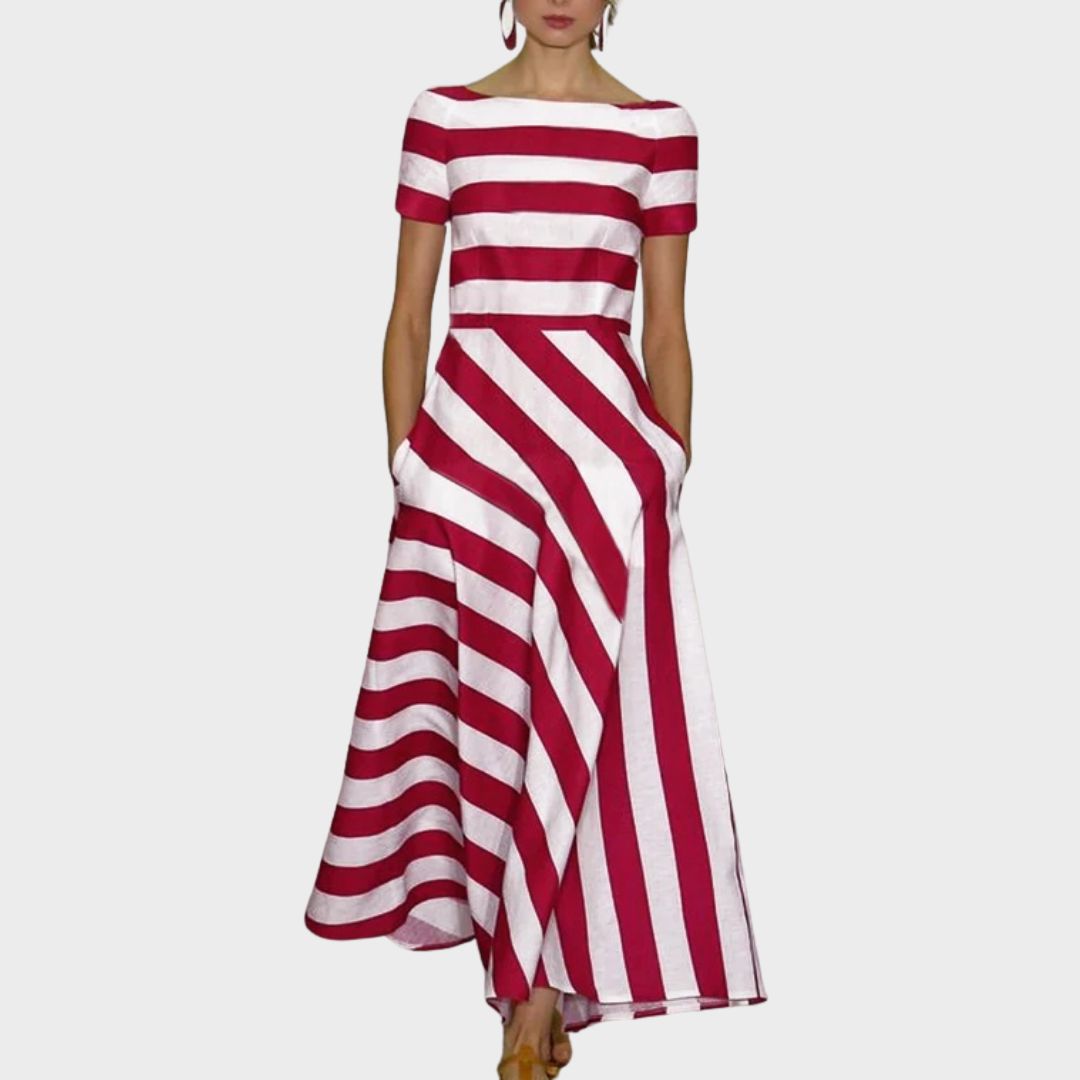 Emelí | Vestido largo a rayas