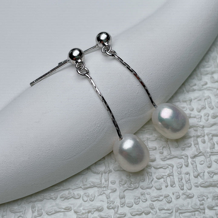 Sara | Aros colgantes de perla