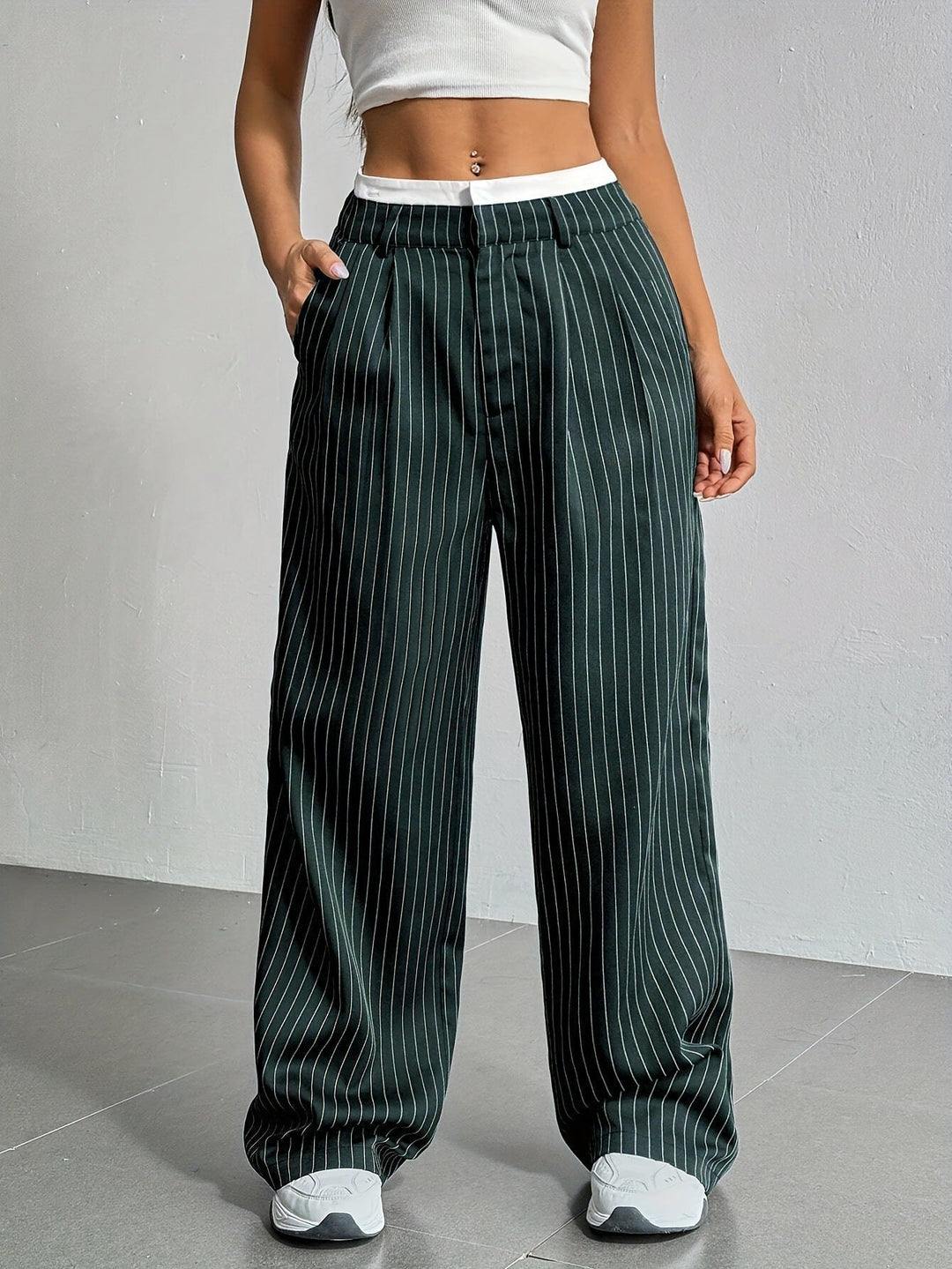 Katiuska | Pantalón ancho a rayas