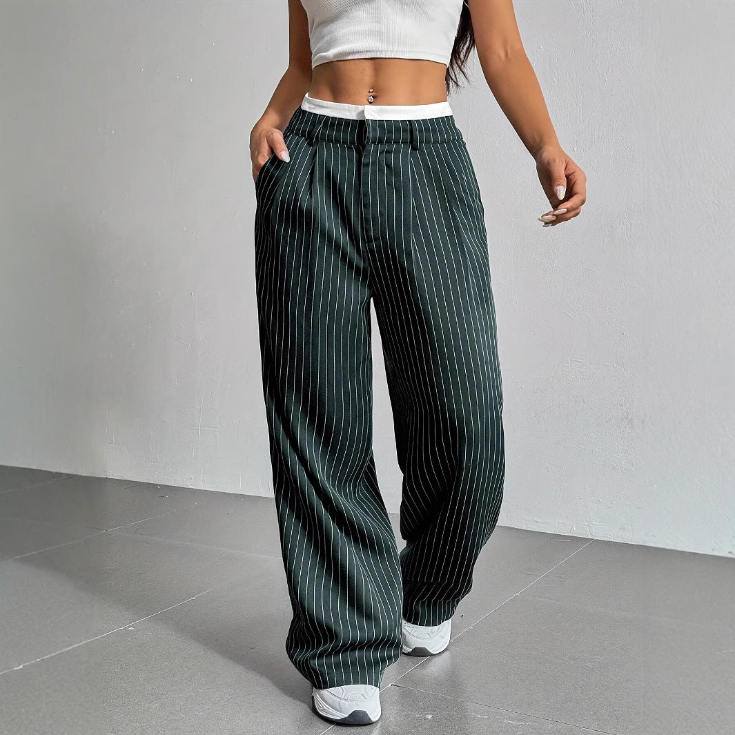 Katiuska | Pantalón ancho a rayas