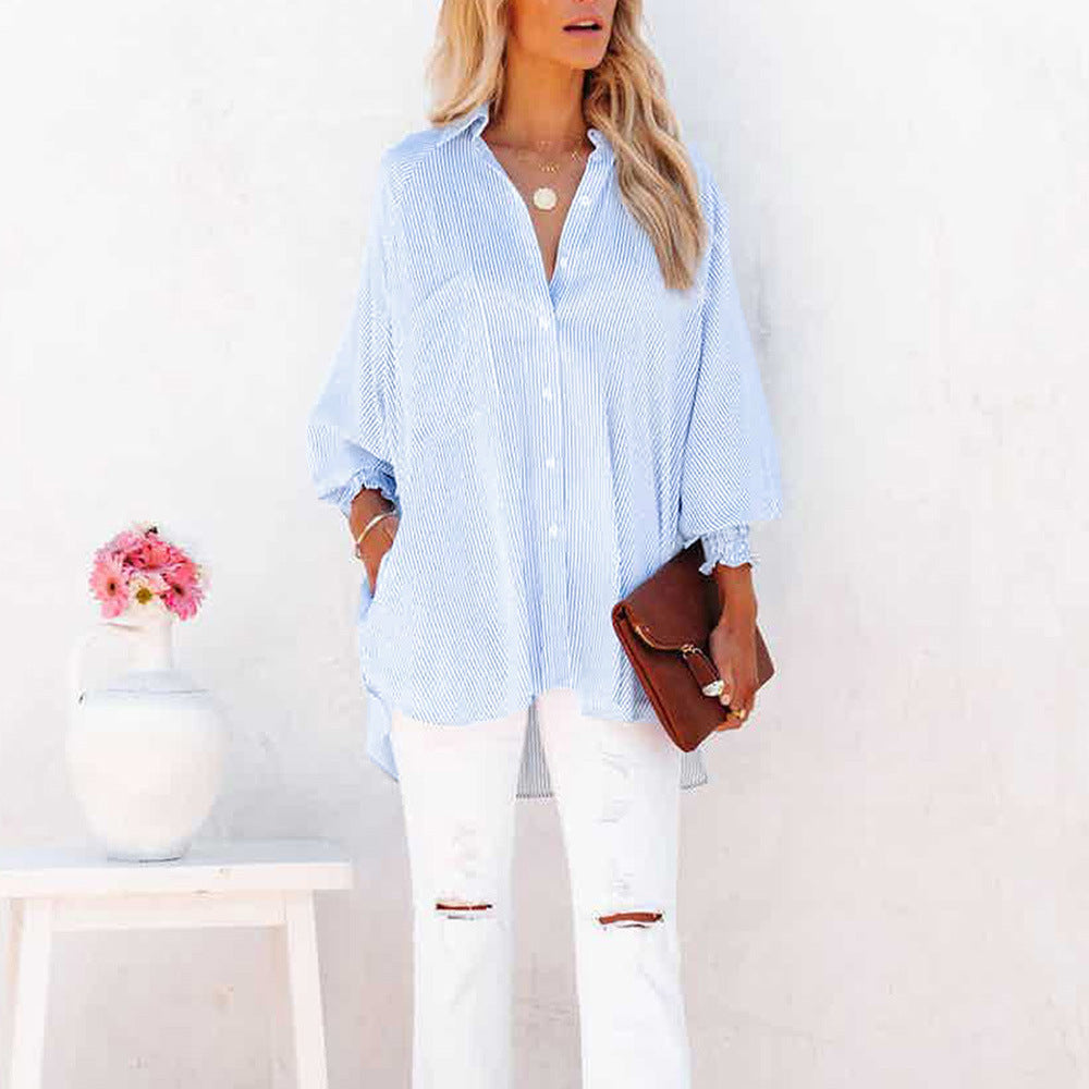 Antonina | Camisa a rayas de corte holgado