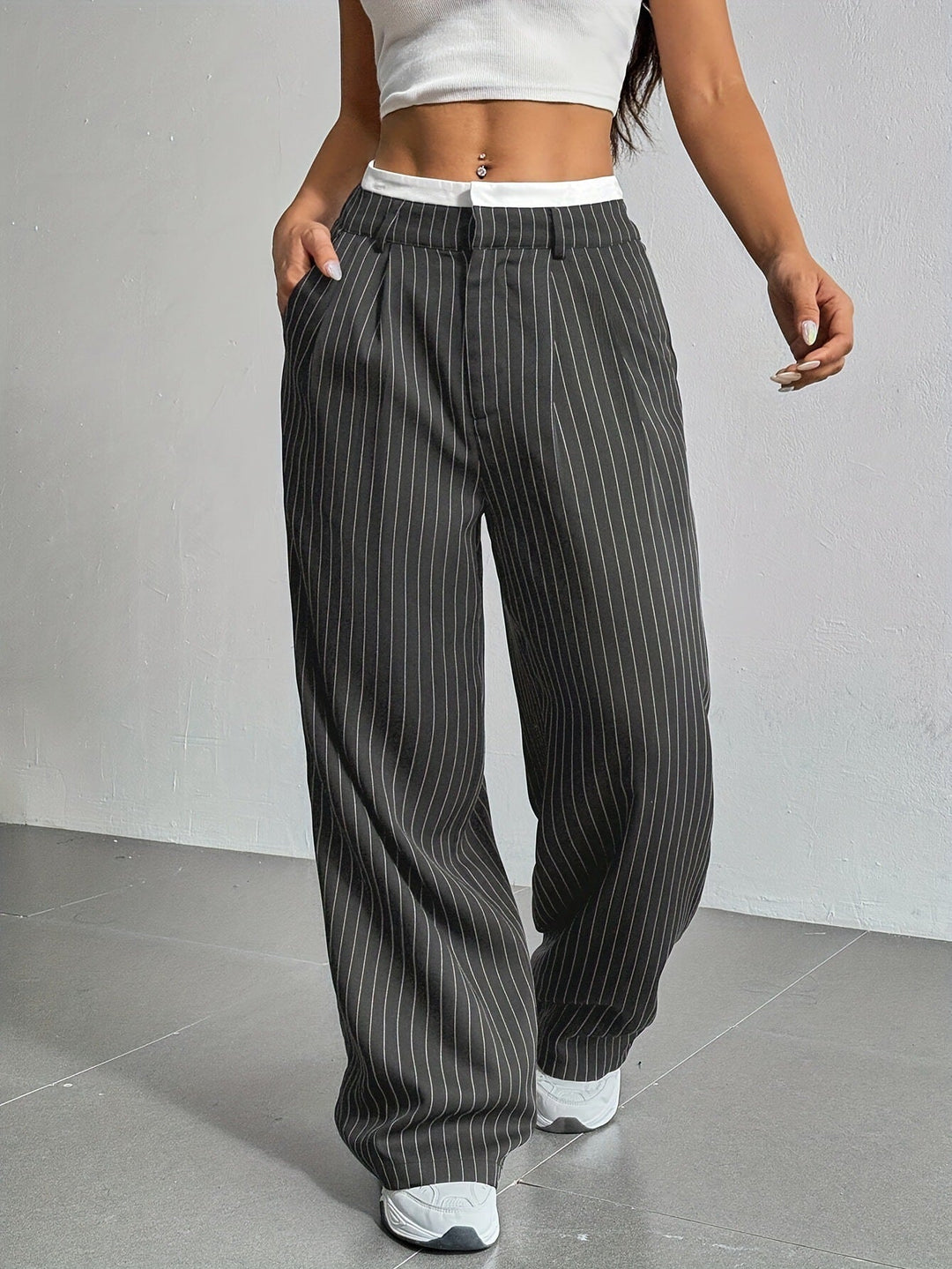 Katiuska | Pantalón ancho a rayas