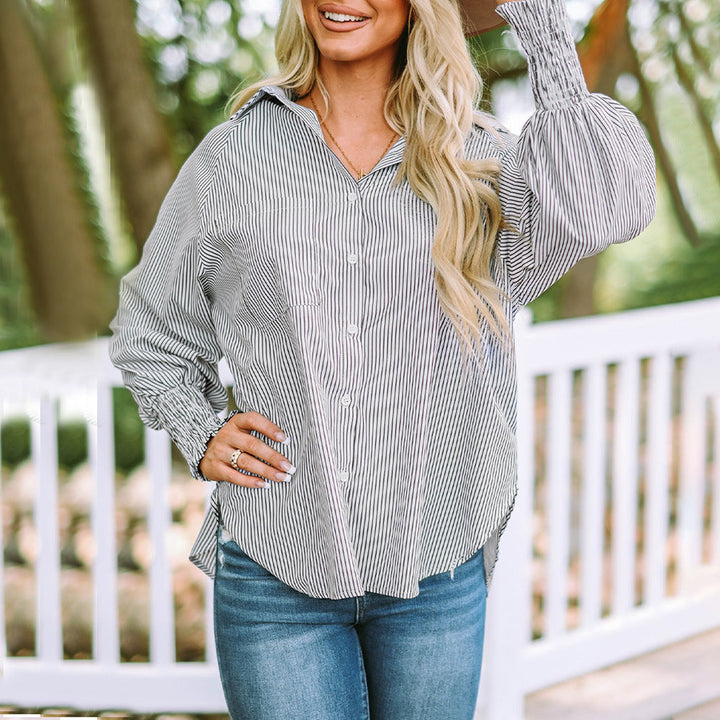 Antonina | Camisa a rayas de corte holgado