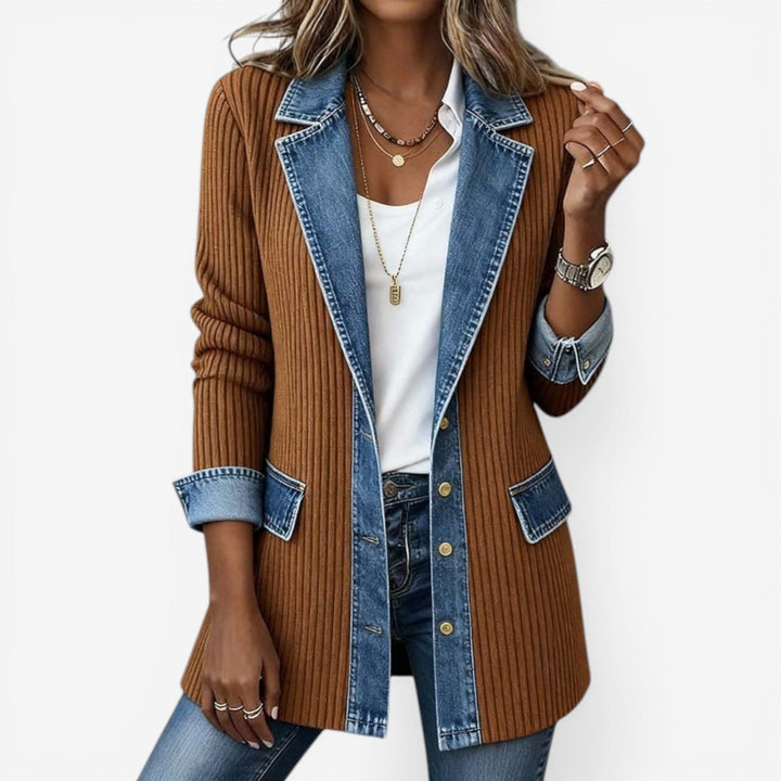 Ivonne | Chaqueta de cuello solapa con botones