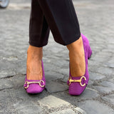 María Paula | Mocasines con taco ancho
