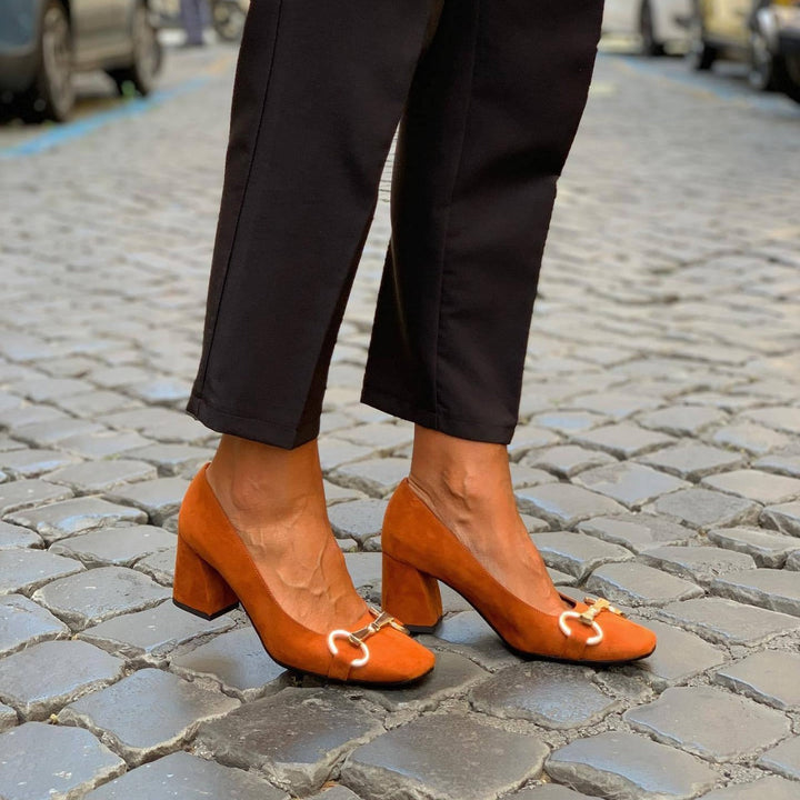 María Paula | Mocasines con taco ancho