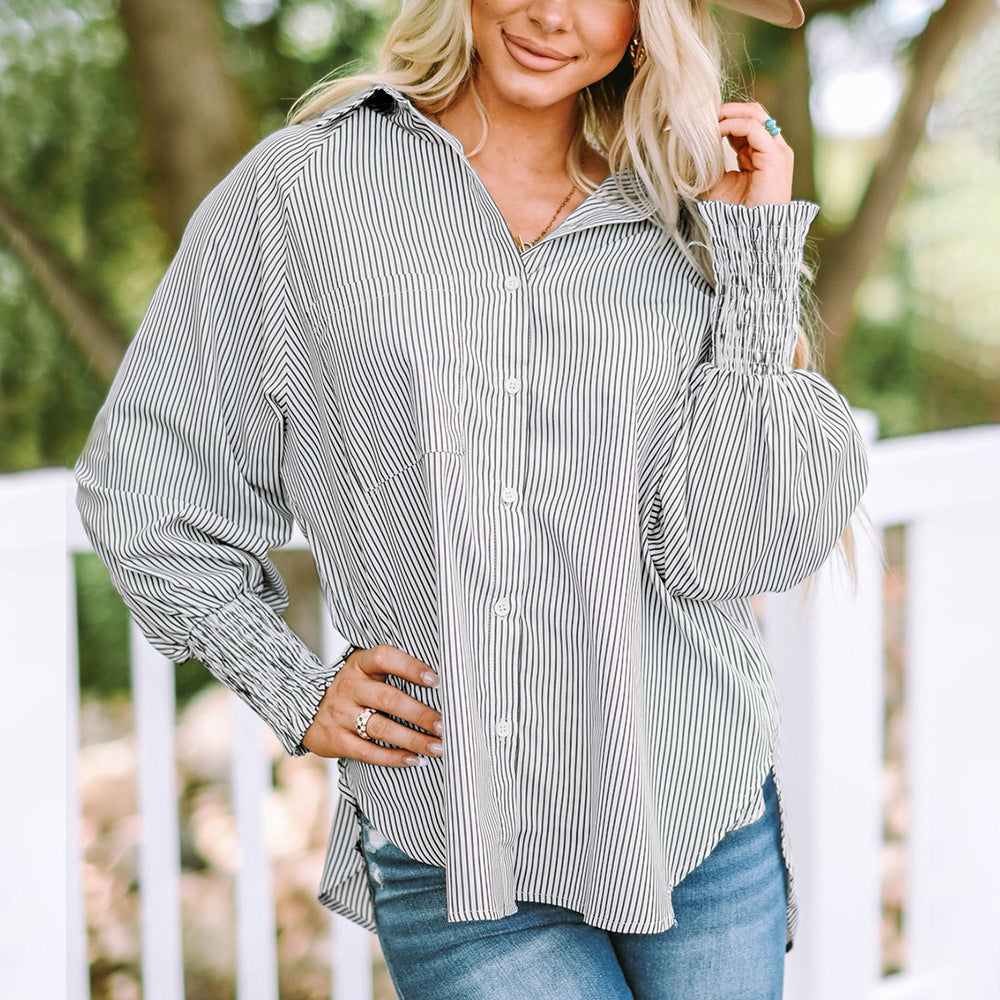 Antonina | Camisa a rayas de corte holgado