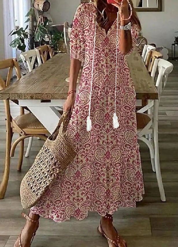 Constanza | Vestido largo boho de verano