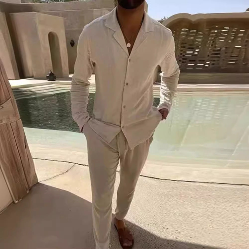Darío | Conjunto de Lino Fresco y Elegante