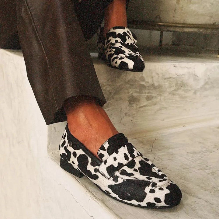 Leandra | Mocasines con estampado animal