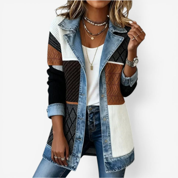 Ivonne | Chaqueta de cuello solapa con botones