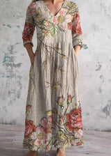 Ayleen | Vestido largo floral suelto