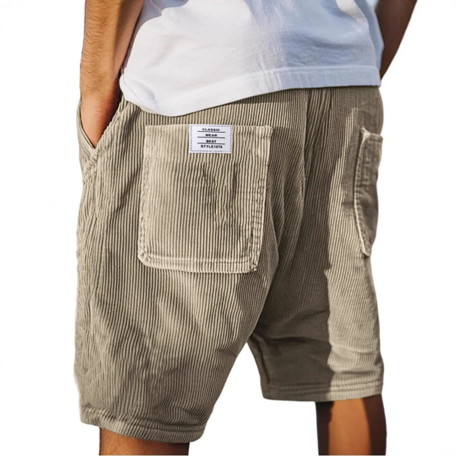 Patricio | Shorts de cotelé con bolsillo