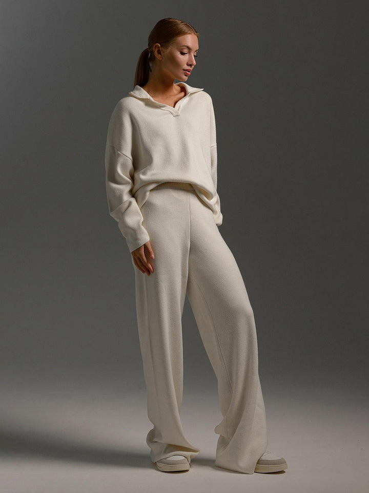 Melania | Conjunto de dos piezas con cuello