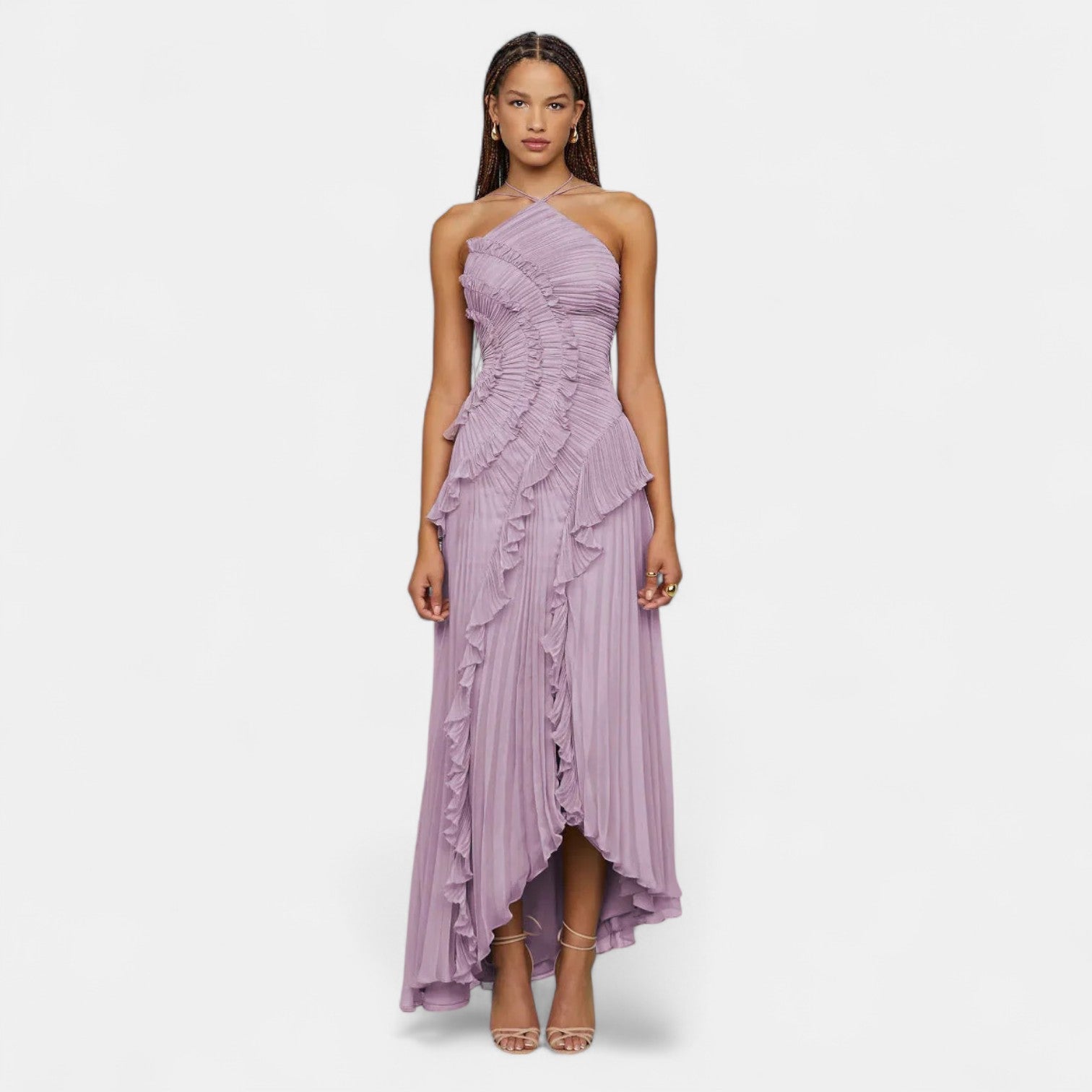 Lila | Vestido Largo Bustier en Lila Elegante