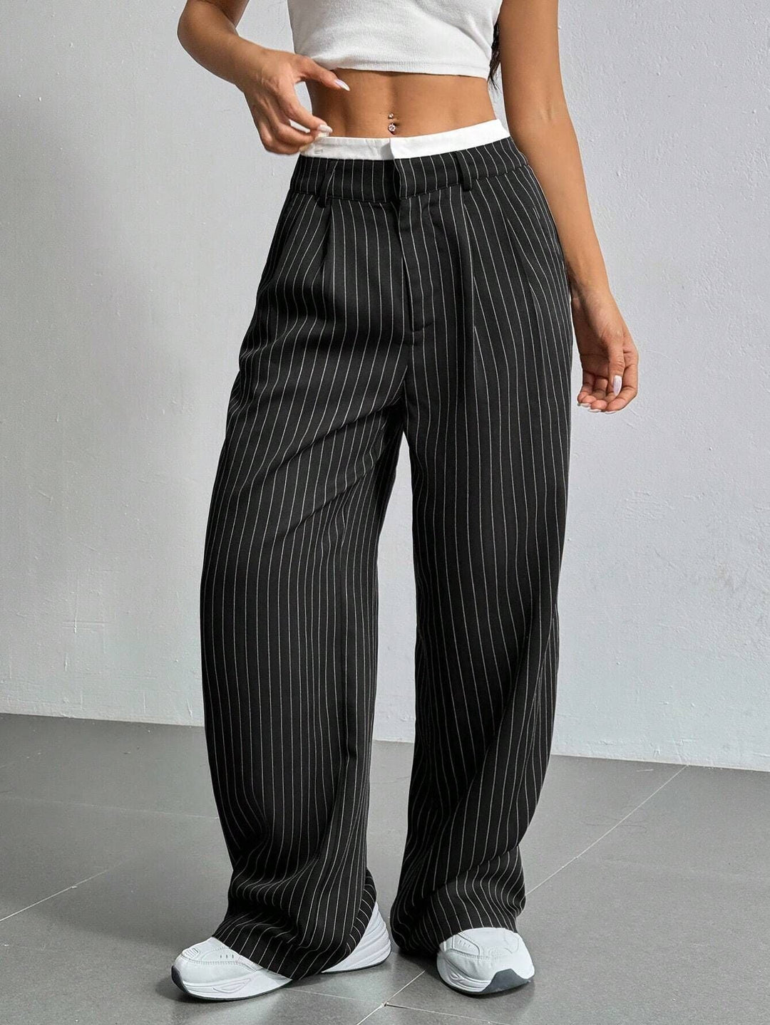 Katiuska | Pantalón ancho a rayas