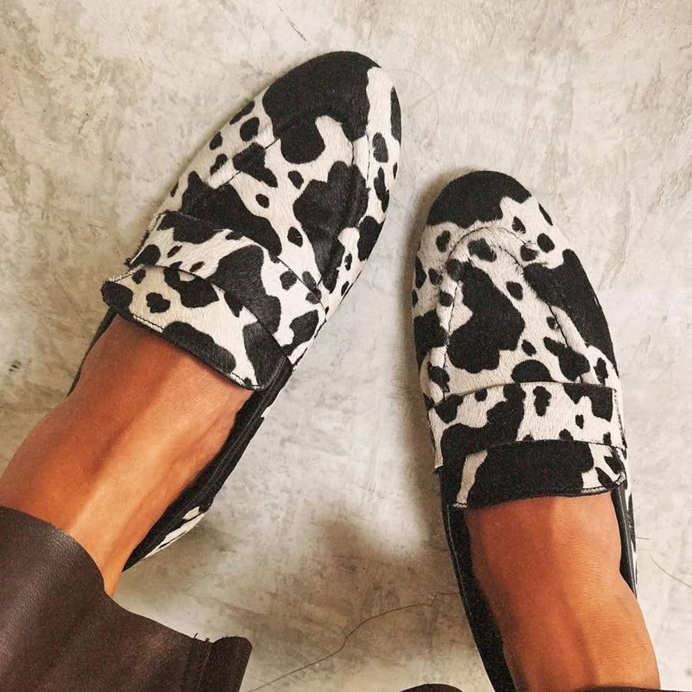 Leandra | Mocasines con estampado animal