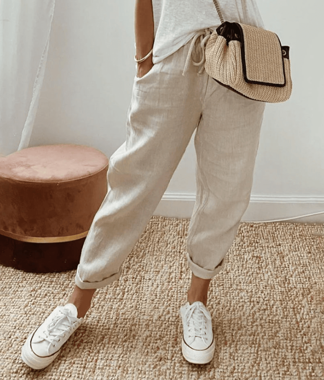 Reina | Pantalón estampado de uso diario