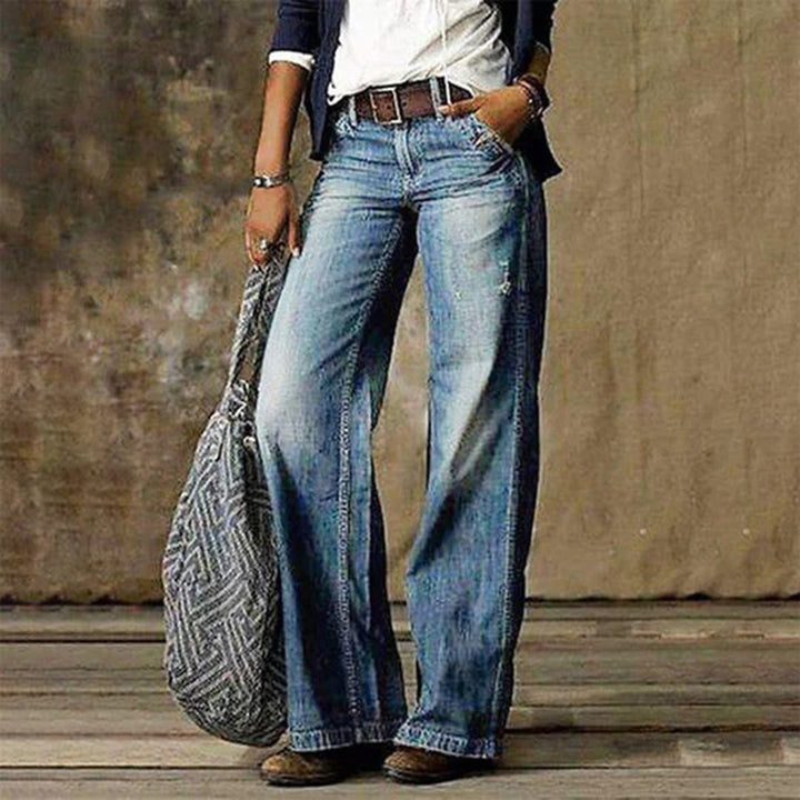 Yohana | Jeans de pierna ancha vintage