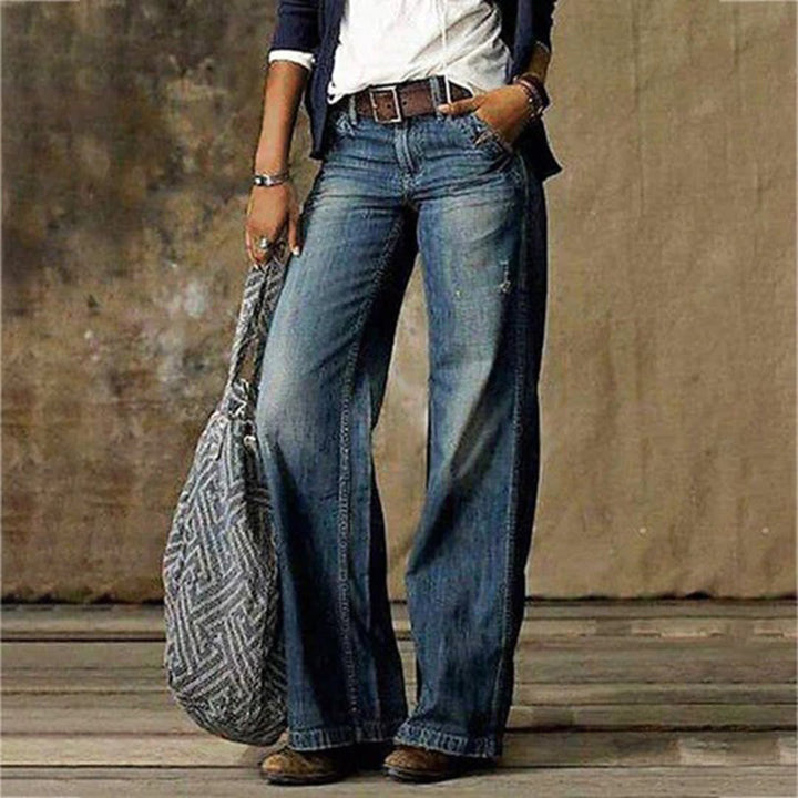 Yohana | Jeans de pierna ancha vintage
