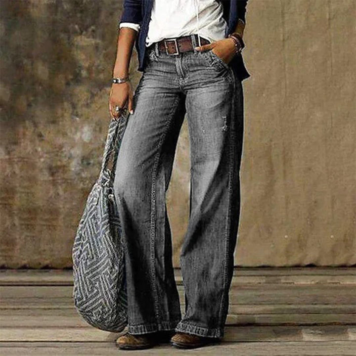 Yohana | Jeans de pierna ancha vintage