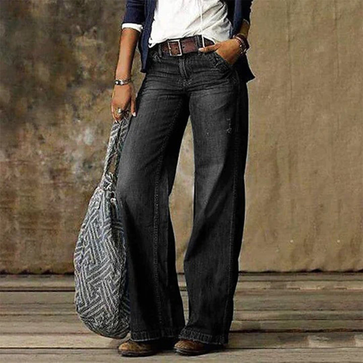 Yohana | Jeans de pierna ancha vintage