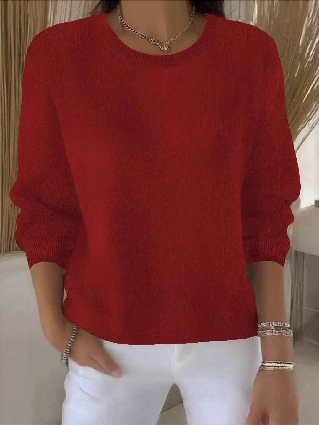 Sayen | Sweater tejido de corte relajado