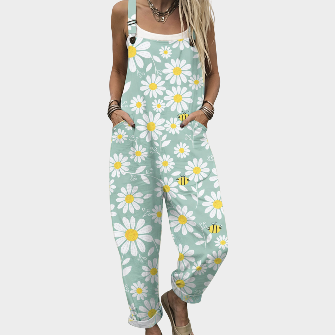 Marlene | Jardinera ancha estampado floral