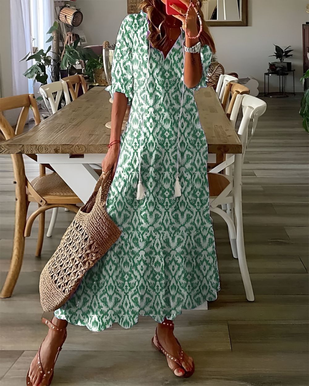 Samantha | Vestido largo bohemio