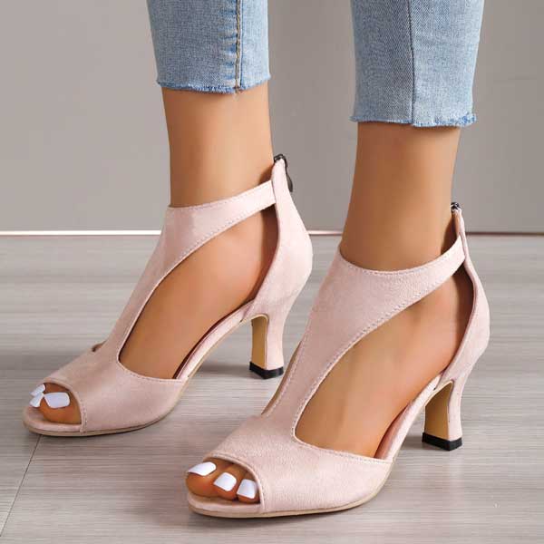 Valentina | Sandalias elegantes con taco