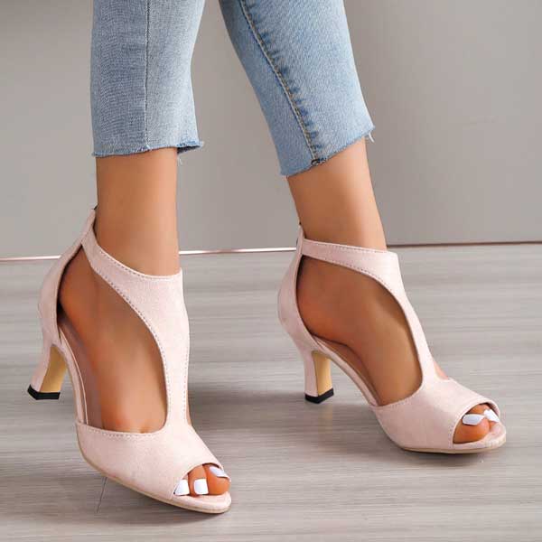 Valentina | Sandalias elegantes con taco