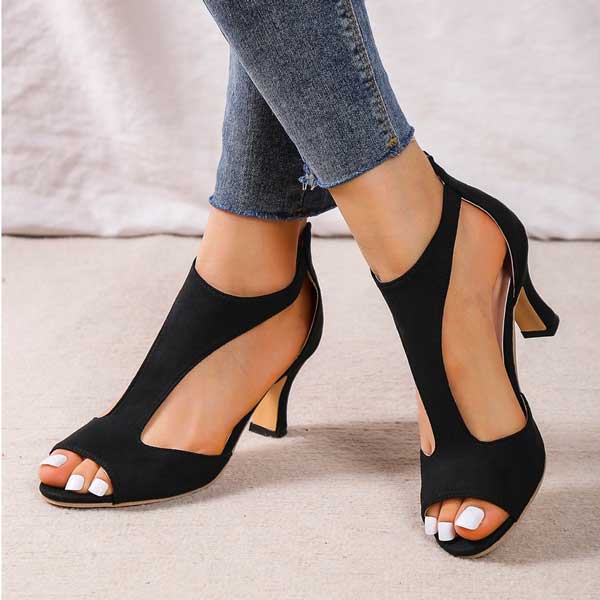 Valentina | Sandalias elegantes con taco
