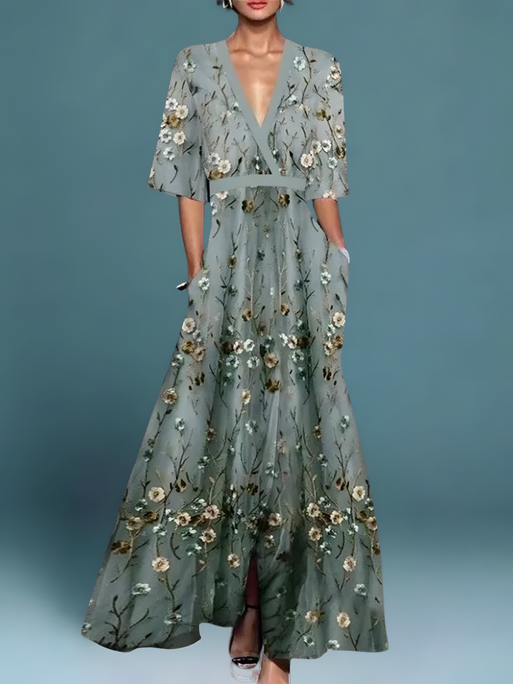 Brisa | Vestido largo floral