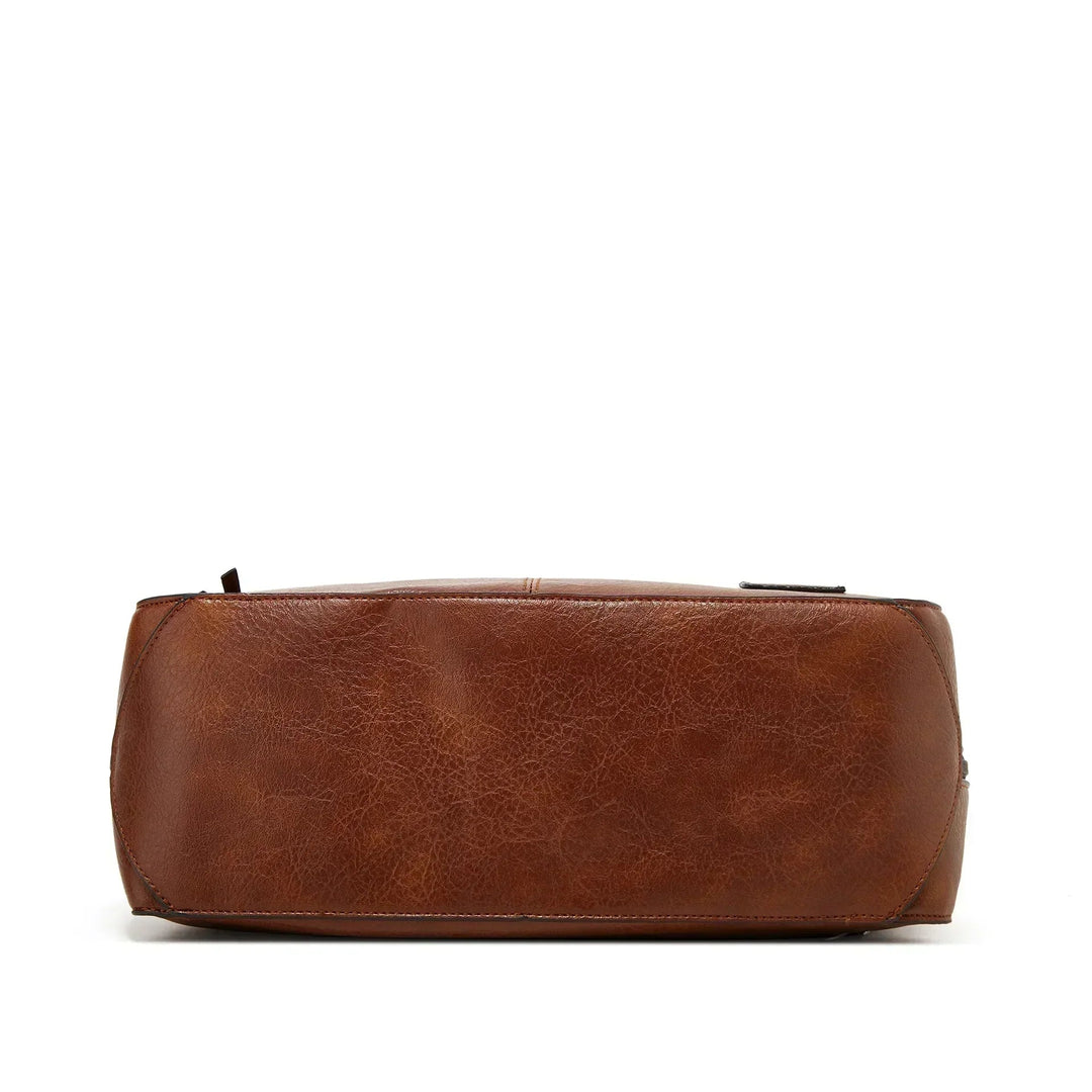 Lilia | Bolso de hombro con cierre estilo retro