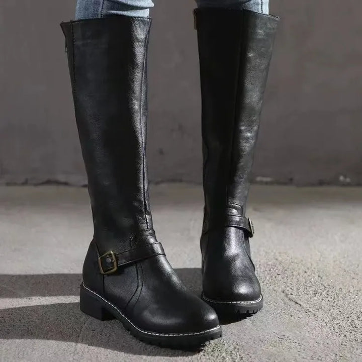 Verónica | Botas caña alta con hebillas