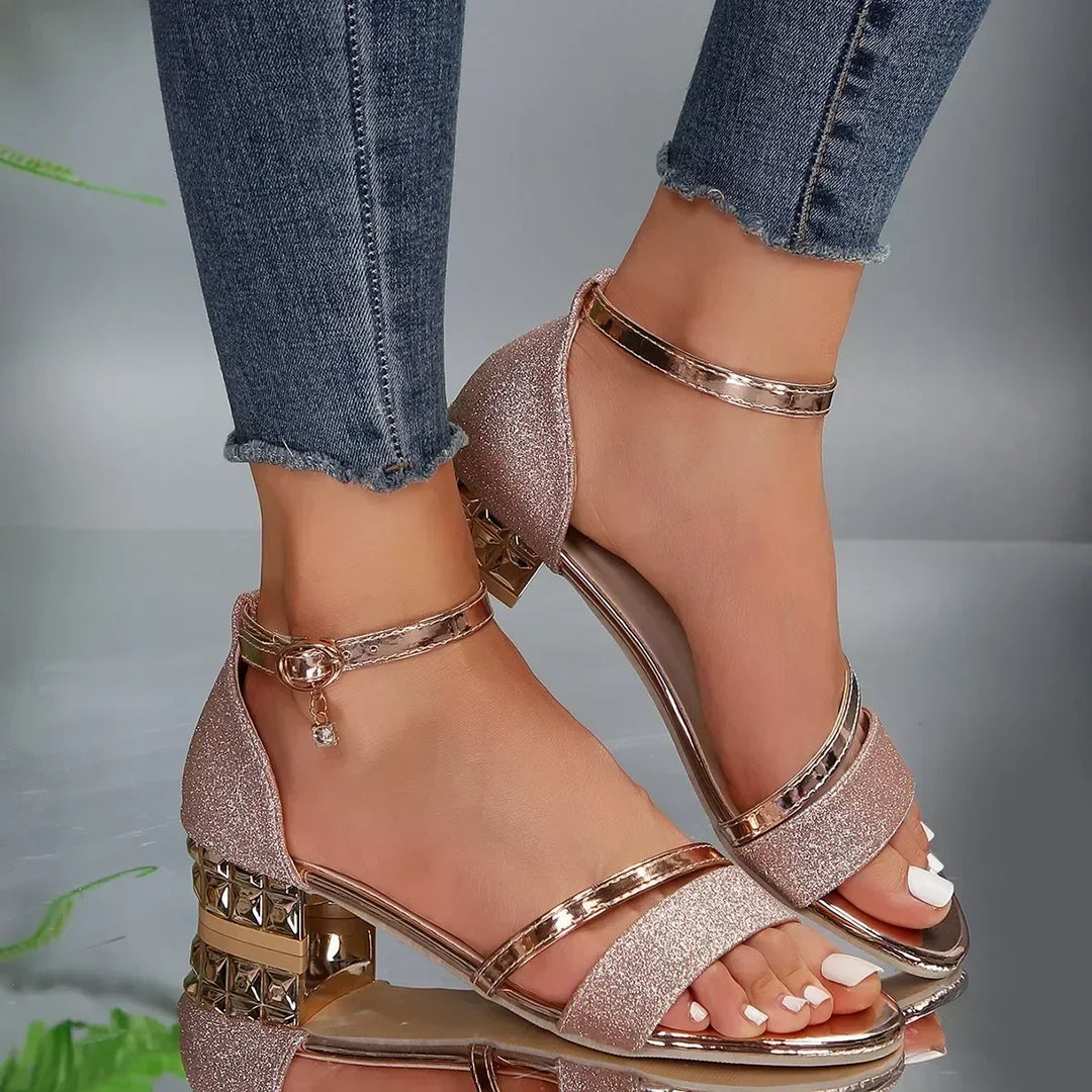 Mailén | Sandalias de taco bajo