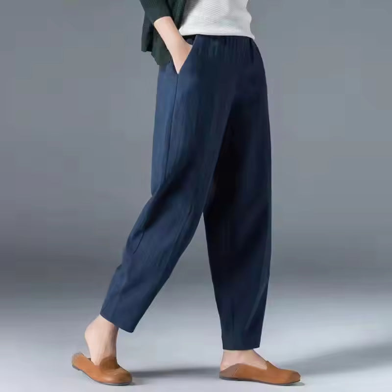 Luisa Fernanda | Pantalón de tiro cómodo con corte tapered