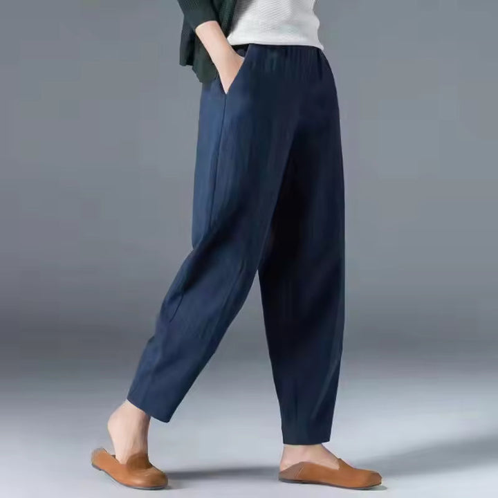 Luisa Fernanda | Pantalón de tiro cómodo con corte tapered