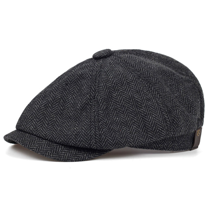 Genaro | Gorra de espiga en mezcla de lana