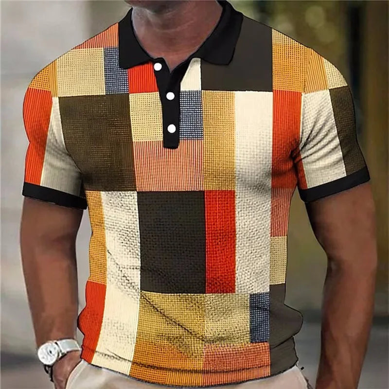 Samuel | Polera polo de bloques de color